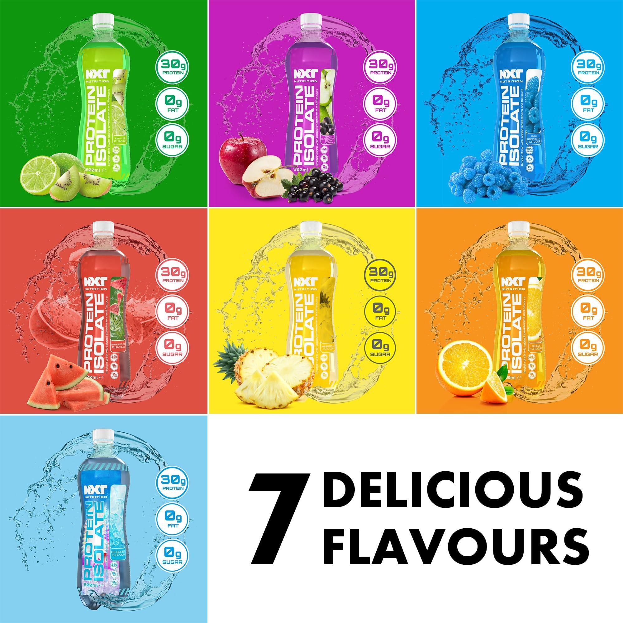 NXT Nutrition NXT Beef Protein Isolate - 12x500ml | Muscle Building & Recovery | Alternative to Whey | 30g Protein | Ready to Drink | Watermelon