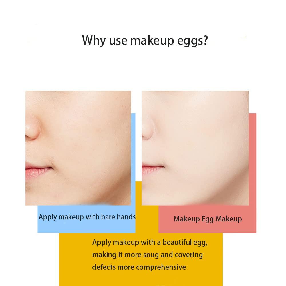 Generic 7Pcs Makeup Blender Sponges Makeup Sponge Set Blender Sponges Beauty Makeup Sponges Sponge Egg for Makeup Tools Soft Sponge Eggs