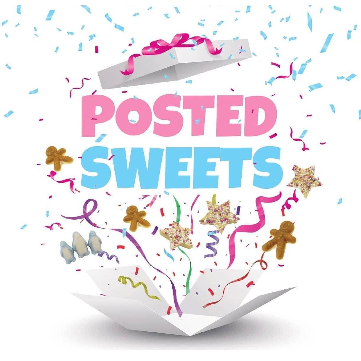 Posted Sweets Halal Sweet Box Hamper, Full of Delicious Halal Sweets Adults and Kids, Halal Pick and Mix Candy, Gift Box for Bithdays, Christmas, Get Well Soon