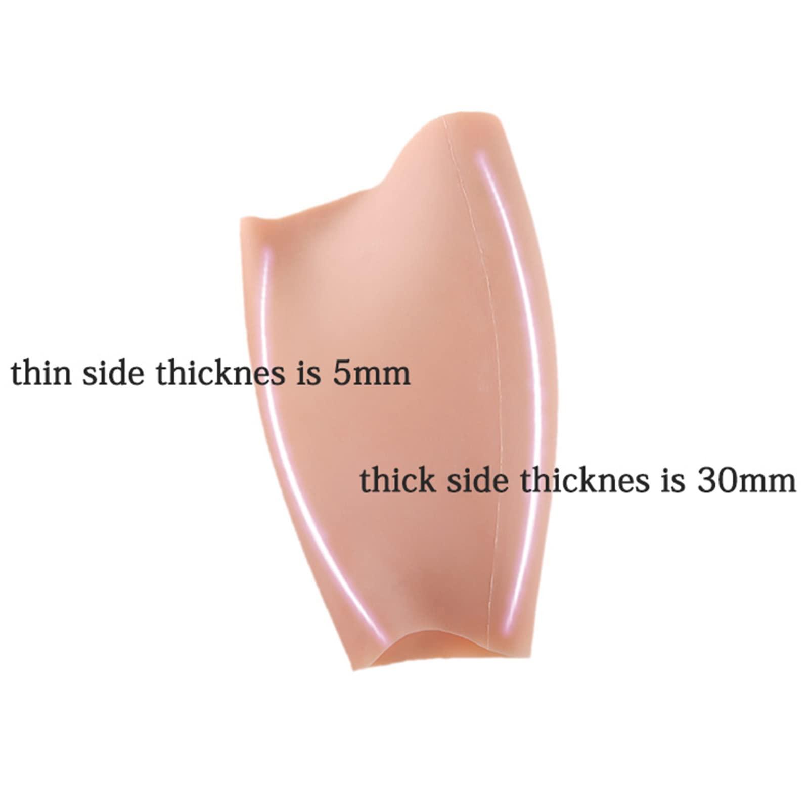 ZWSM ZWSM 1Pair/2600g Silicone Thigh Enhancer Leg Fake Realistic Rich Legfor Leg Scar Tattoo Birthmark Obscuring Thigh Correctors