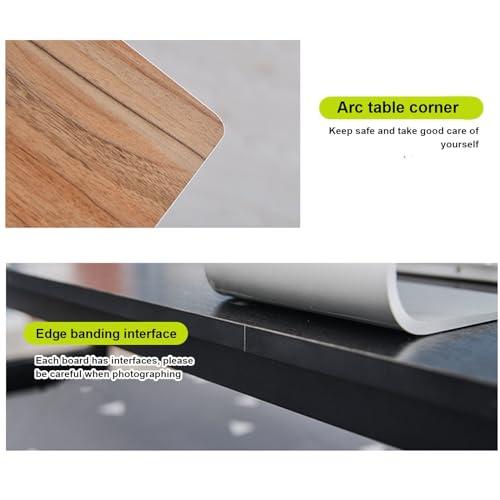 FreshCart Basics Adjustable Overbed Table with Wheels Rolling Bed Table for King Size Bed Frame Mobile Desk with Adjustable Height and Length for Home Use