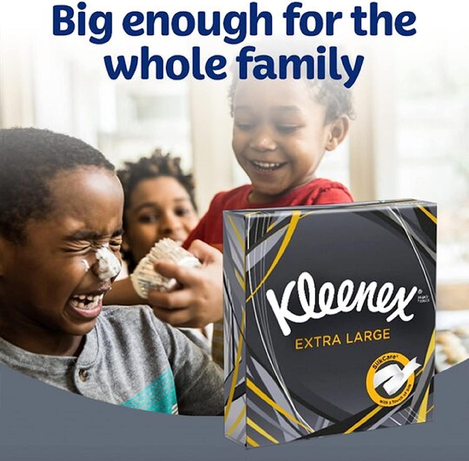 Kleenex MuralMax Kleenex Tissues Single Big Box,White,90 Count (Pack of 1)Extra Large