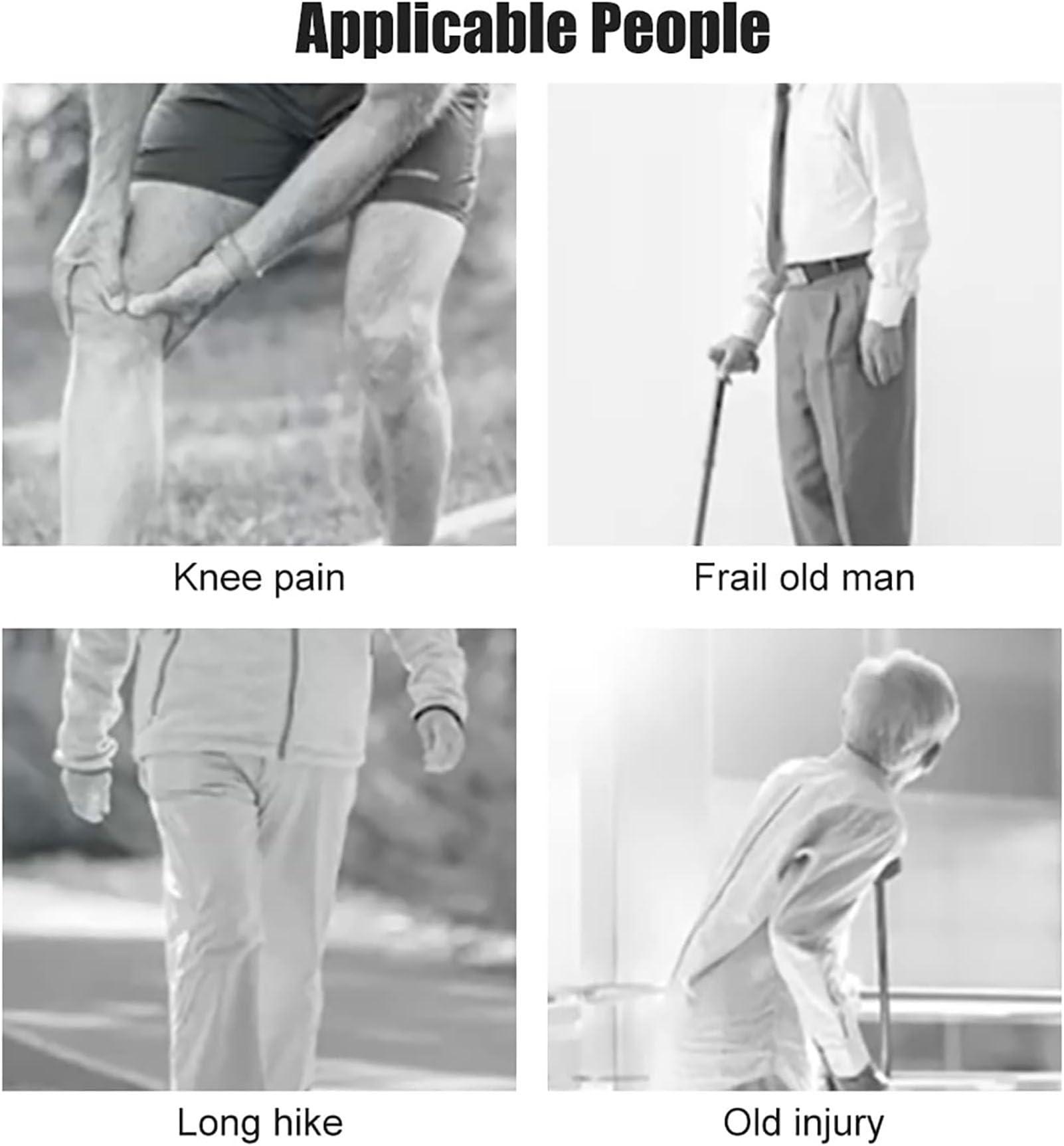 HSRG Bionic Body Power Walking Aids, Walking Can Help 50%, Lower Limbs Assisted Rehabilitation Training Equipment, Naturally Get Power Without Charging, for The Elderly, People with Limited Mobility