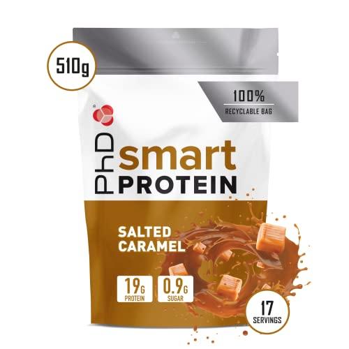 PhD Nutrition Phd Smart Protein, Versatile Shake, Ideal for Shakes, Baking and Deserts, Salted Caramel Flavour, 17 Servings per 510 g Bag