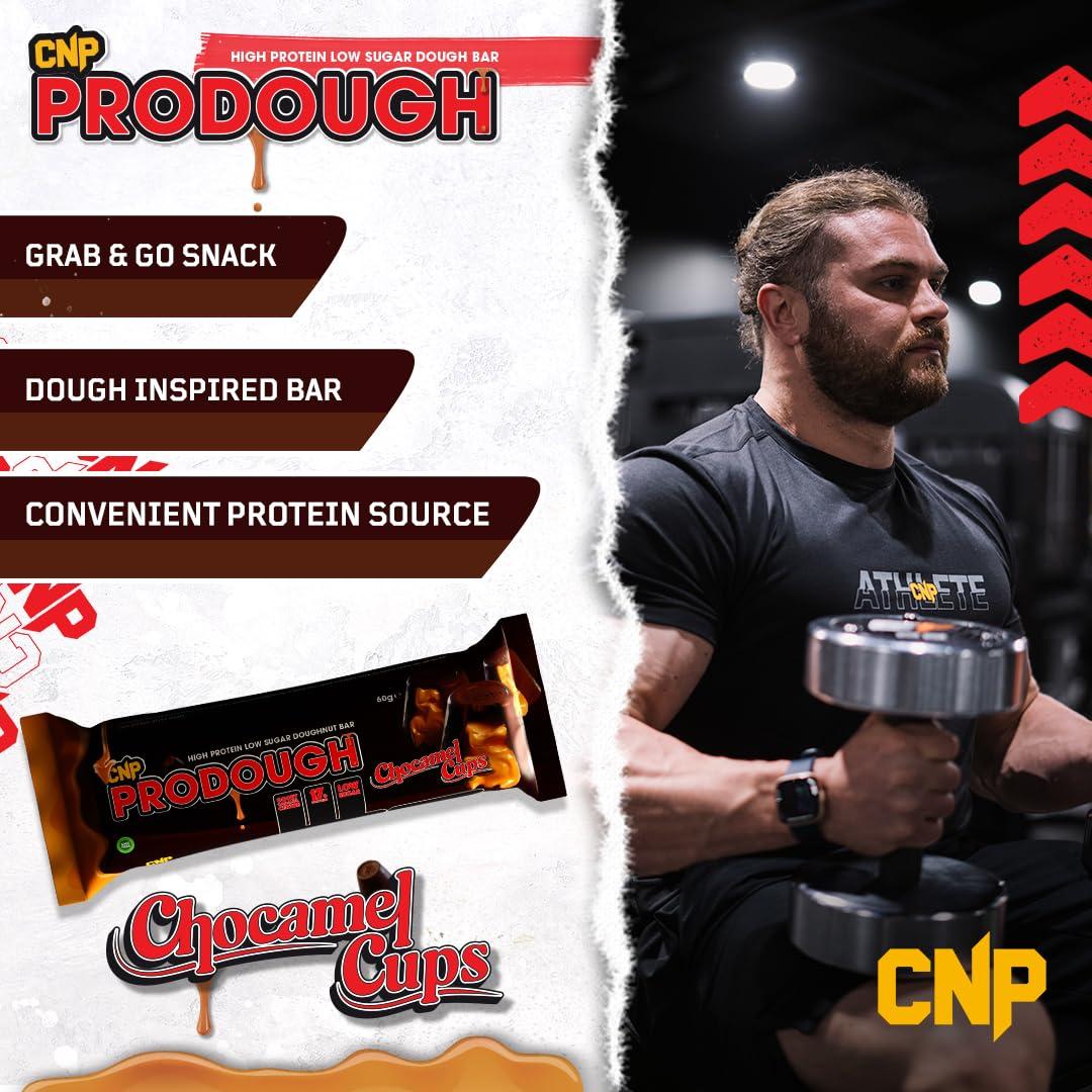 CNP Professional CNP Professional Prodough Milk Protein Bars, 17g Protein, Soft Centre Filled High-Protein Low-Sugar High-Fibre Bars, Available in 5 Delicious Flavours, 12 x 60g (Variety Box)