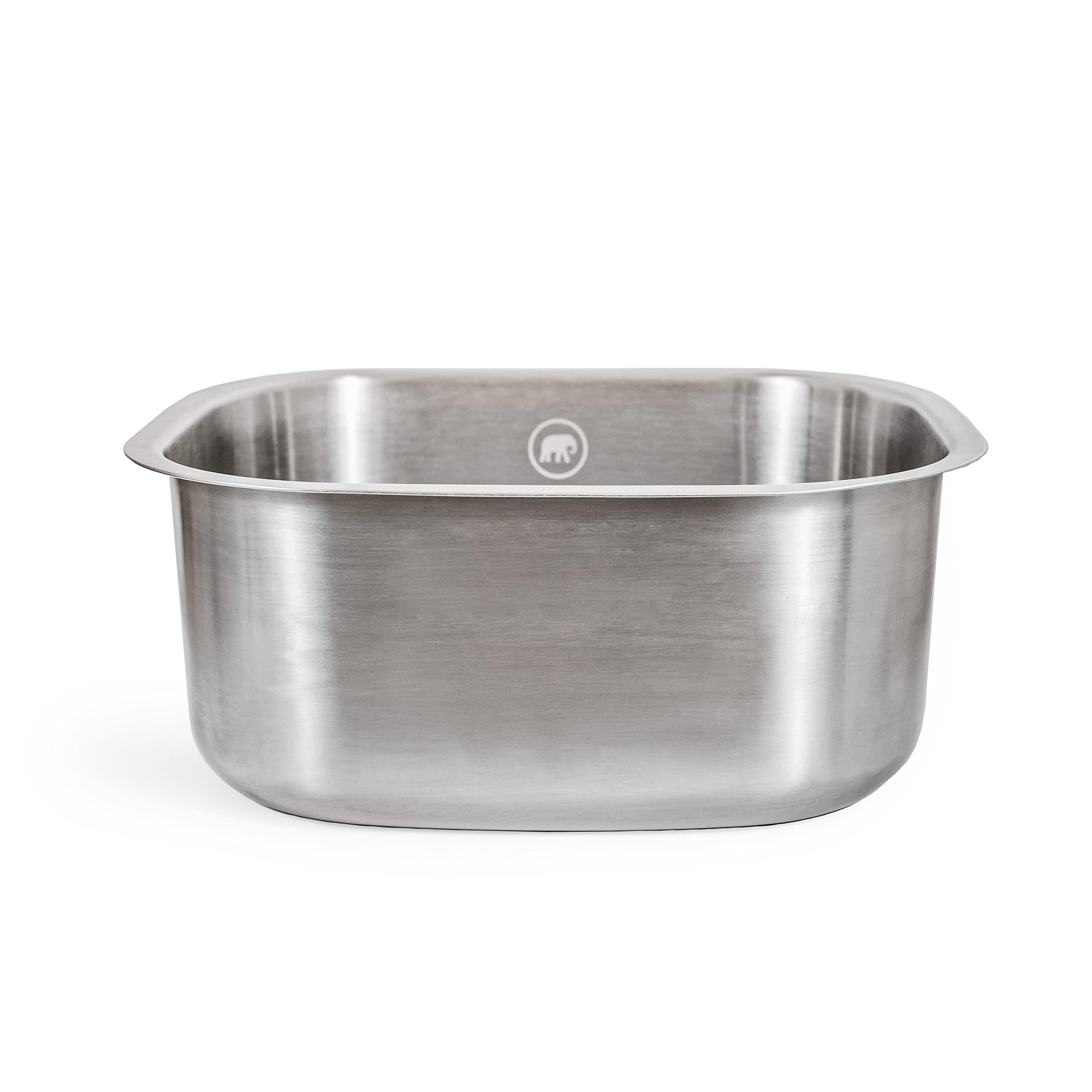 Elephant Box Elephant Box Stainless Steel Washing Up Bowl | Plastic Free 10 Litre Washing Up Bowl