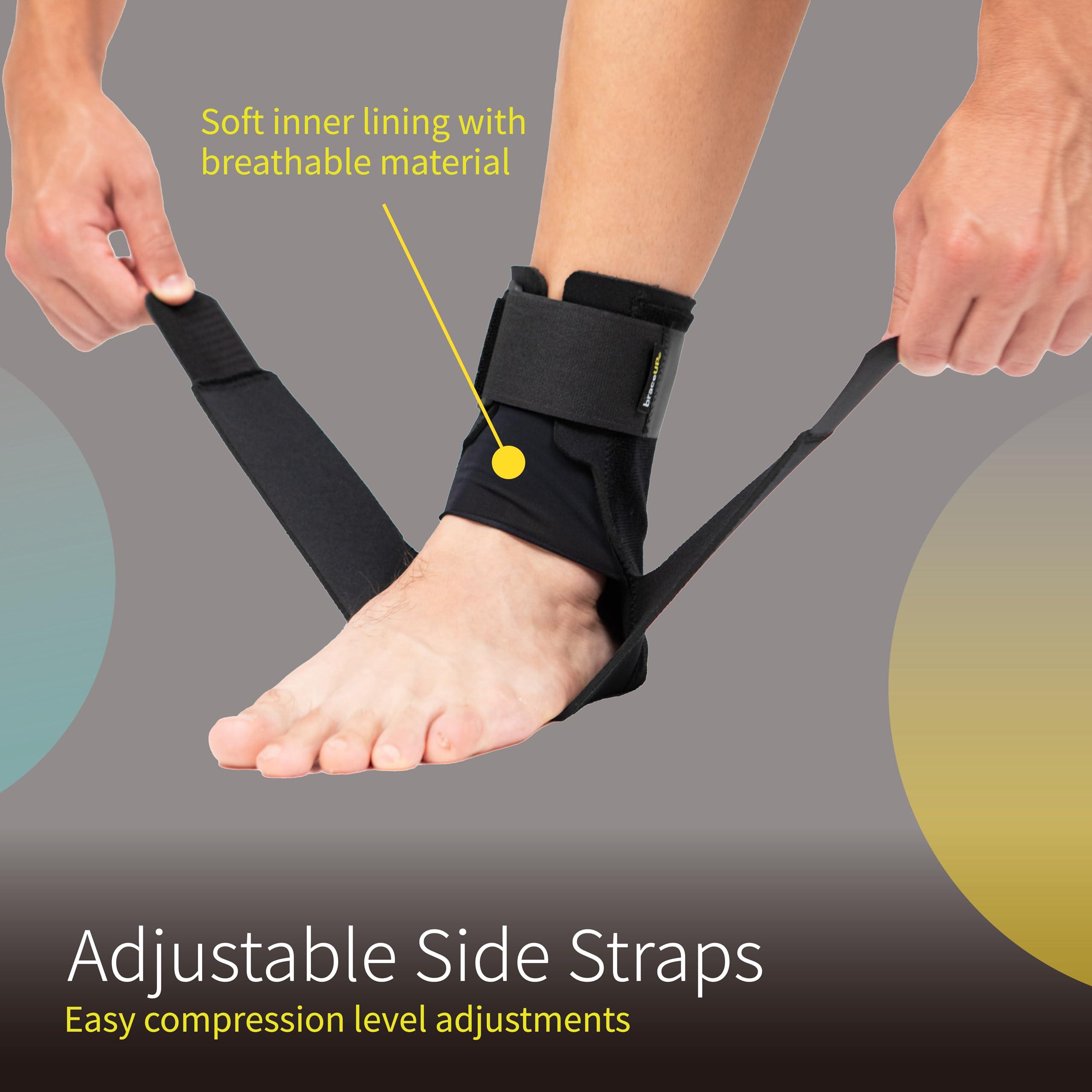 BraceUP BraceUP Ankle Brace - Relieve Pain, Enhance Stability for Foot Pain, Sprained Ankle, Achilles Tendonitis, Men and Women