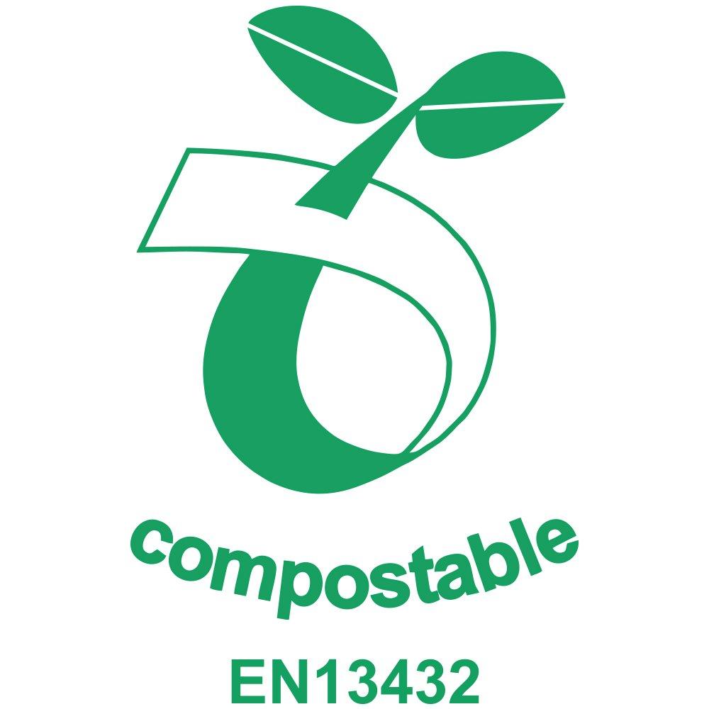 allBIO allBIO 25 Litre Extra Thick Compostable Food Waste Kitchen & Kerbside Bin Bags - 75 Liners