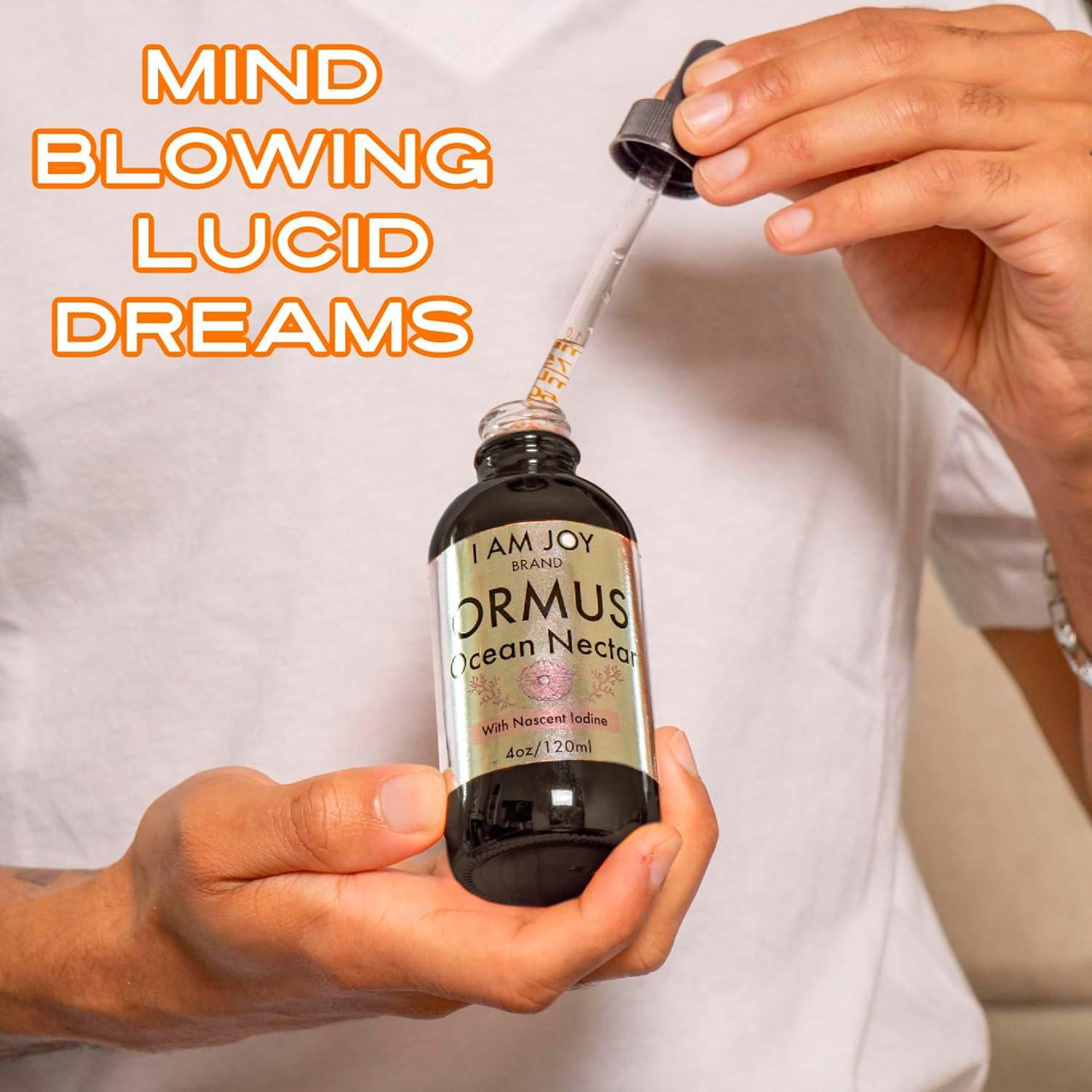 I Am Joy co. I Am Joy co. Ormus Ocean Nectar Monoatomic Gold with Iodine Designed to Decalcify The Pineal Gland, Support Thyroid and Increase Feelings of Alertness, Clarity of Thought and Energy 4oz