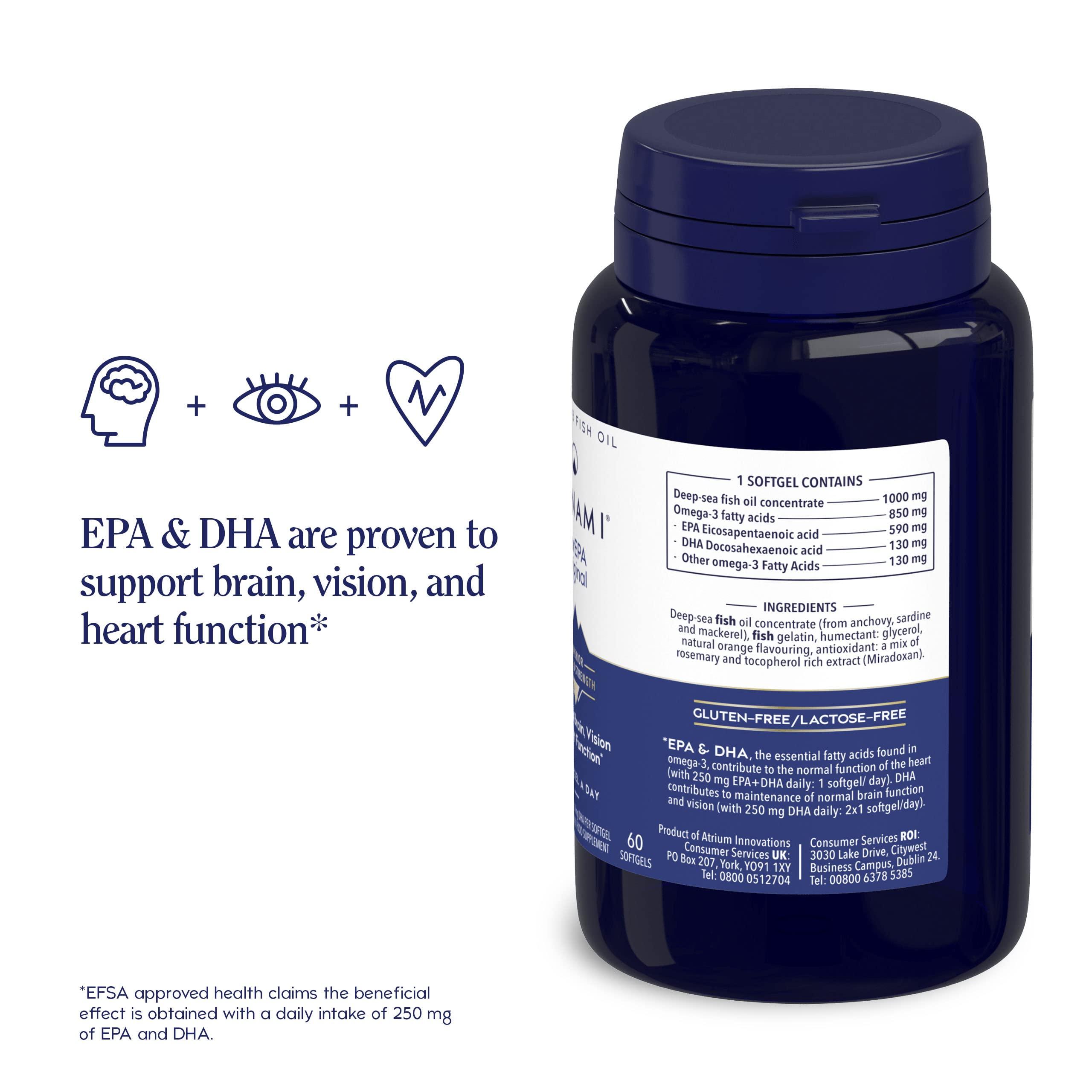 MINAMI Minami Morepa Smart Fats Fish Oil Omega-3 Epa 60 Softgels, 120 g, 701983