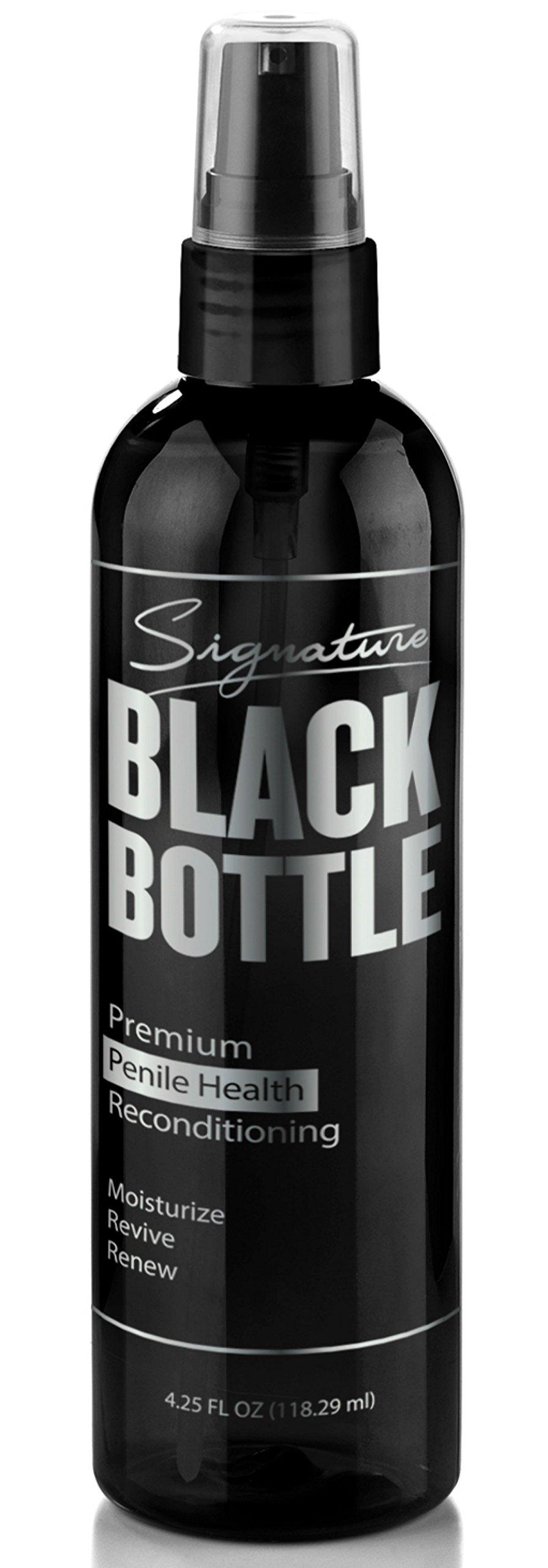 Kroning Signature Black Bottle Penile Moisturizer Cream - Urologist and Dermatologist Approved - Helps Relieve Chafing, Reduces Dry, Irritated Penile Skin with Premium Vitamins and Amino Acids - Signature Black Bottle