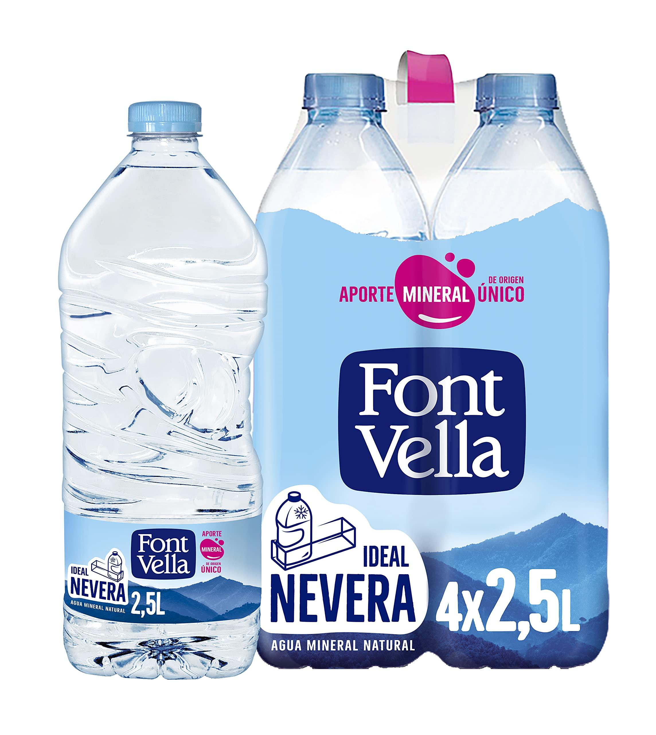 Font vella Font Vella Natural mineral water, cool size, 4 x 2.5 litres