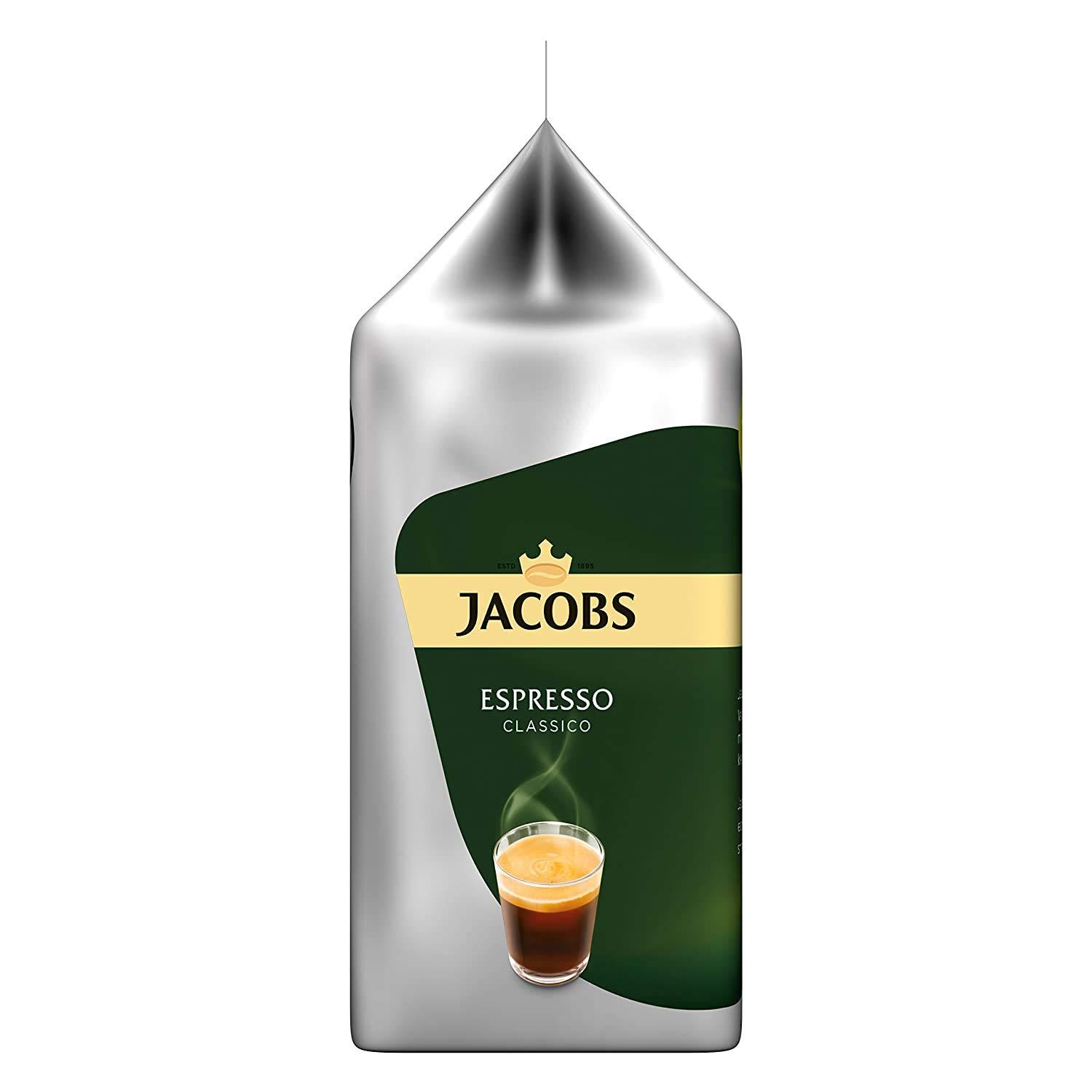 Tassimo Tassimo Jacobs Espresso Classico Coffee Pods | 10 Pack (160 Drinks)