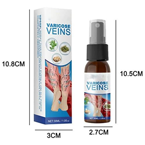 Anshka Varicose Veins Spray,Varicose Veins Care Spray,Veinhealing Varicose Veins Treatment Spray,for Legs Improve Blood Circulation,Relief Phlebitis Angiitis Varices Inflammation (1pcs)