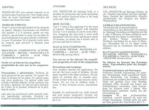 DEX HOME Sindolor Gel Roll-on 60 ml Immediate Effect