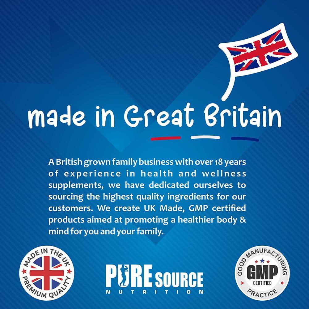 Pure Source Nutrition Inulin Powder High Grade Prebiotic Soluble Fibre Powder - Vegan GMO Free Made in EU from Natural Chicory Root Fructo OligoSaccharide FOC by Pure Source Nutrition (250g)