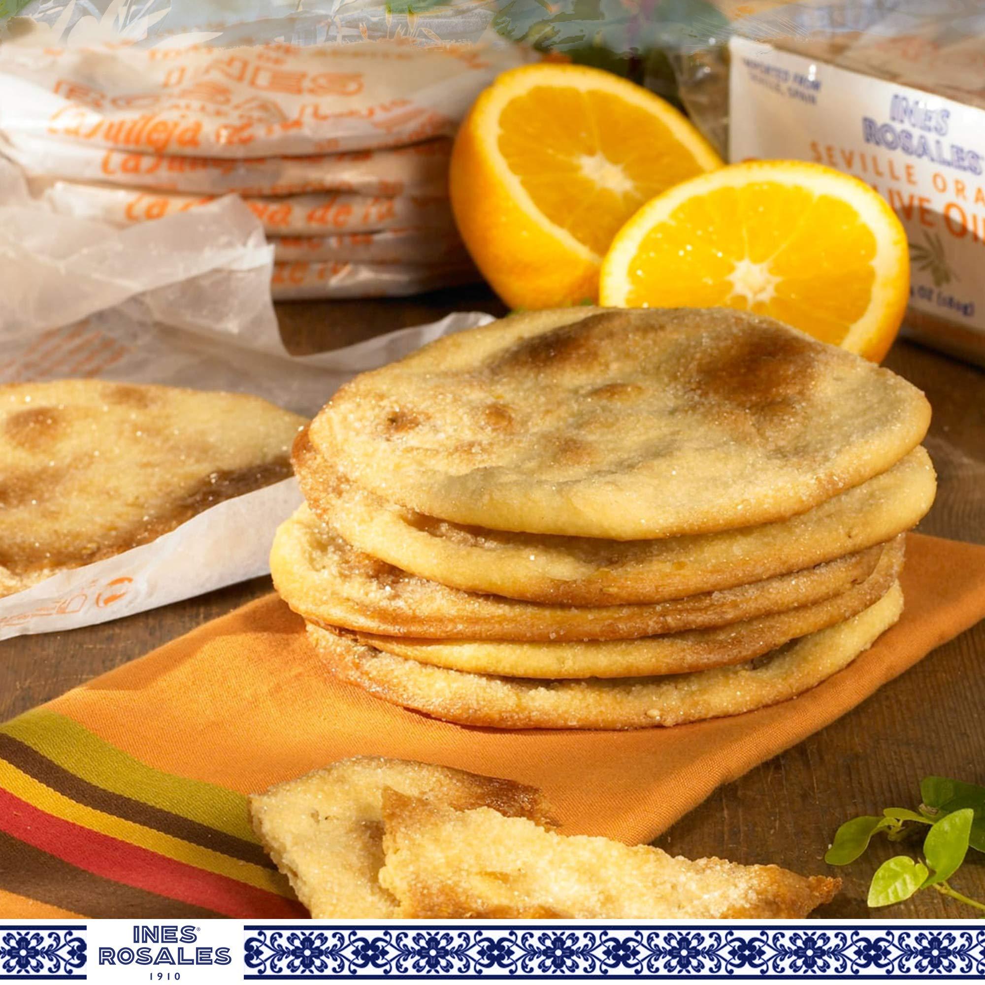 Ines Rosales Ines Rosales Sweet Olive Oil Tortas with Orange, Spanish Snacks, 14 x 120g