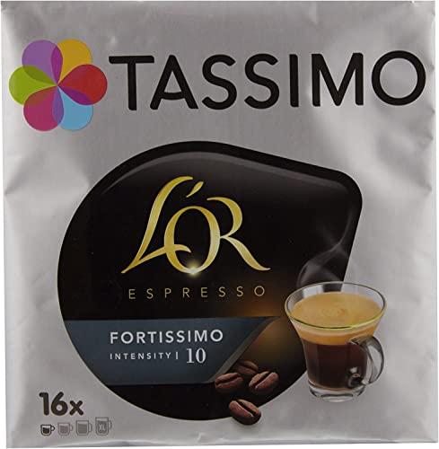 Tassimo Tassimo Fortissimo L \'Or Espresso, Coffee, Cafe Stack-Gema Recommended Roast Coffee, 48T-DISC HOLDER
