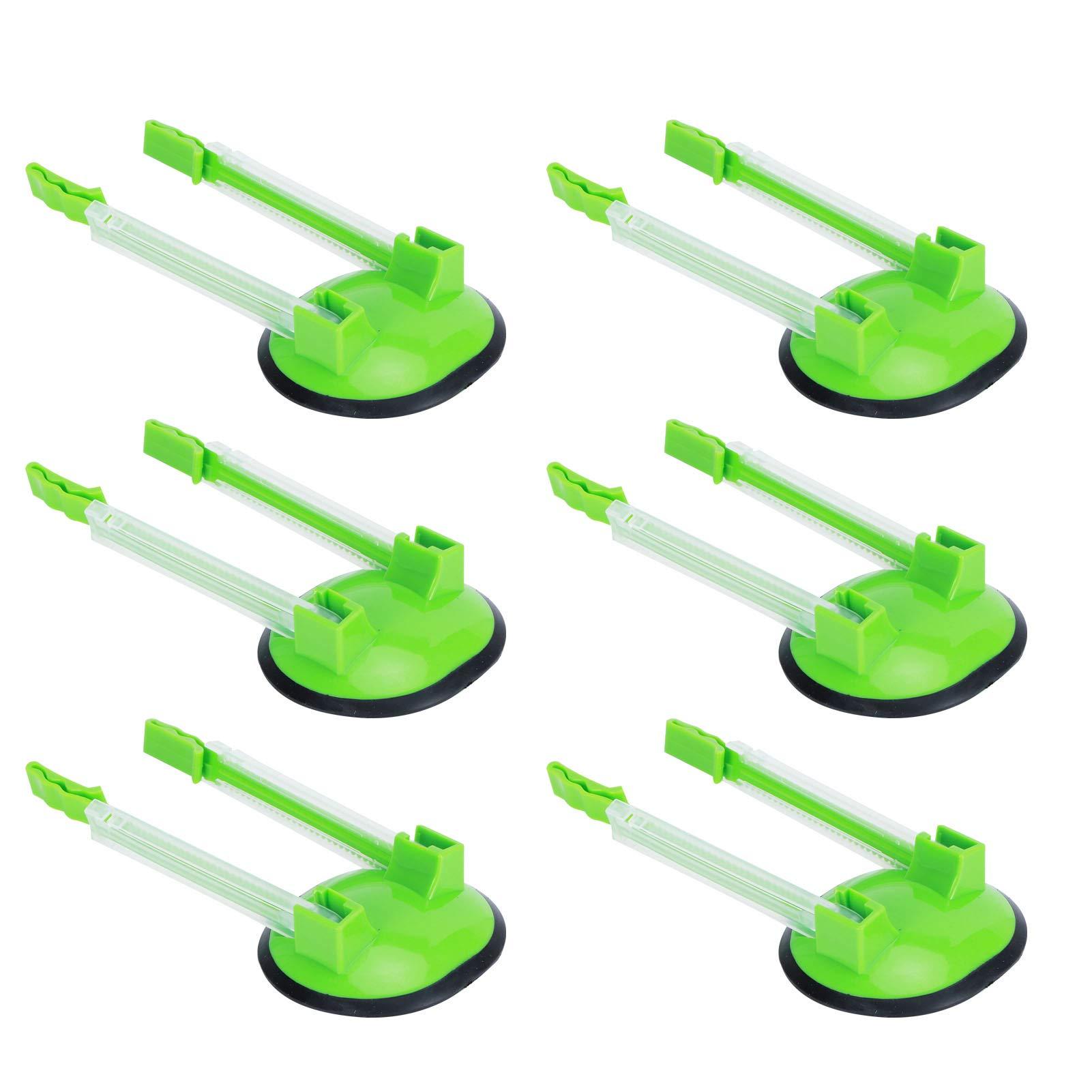 Glomora HandsFree Bag Holder Stand - Convenient Bag Holder for Plastic Bags, 6Pcs Food Storage Bag Holder Stand