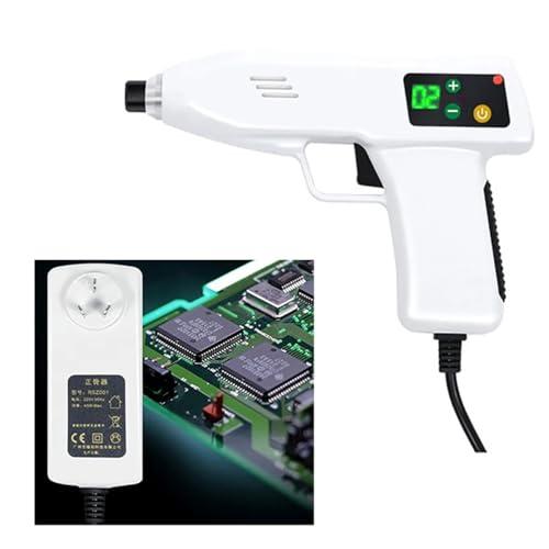 hKjPlvf Chiropractic Adjusting Tool, Chiropractic Activator Spinal Correction Massager, Electric Correction Massage Guns Activator Cervical Massager, LED Display, 4 Massage Strength (100-400N)