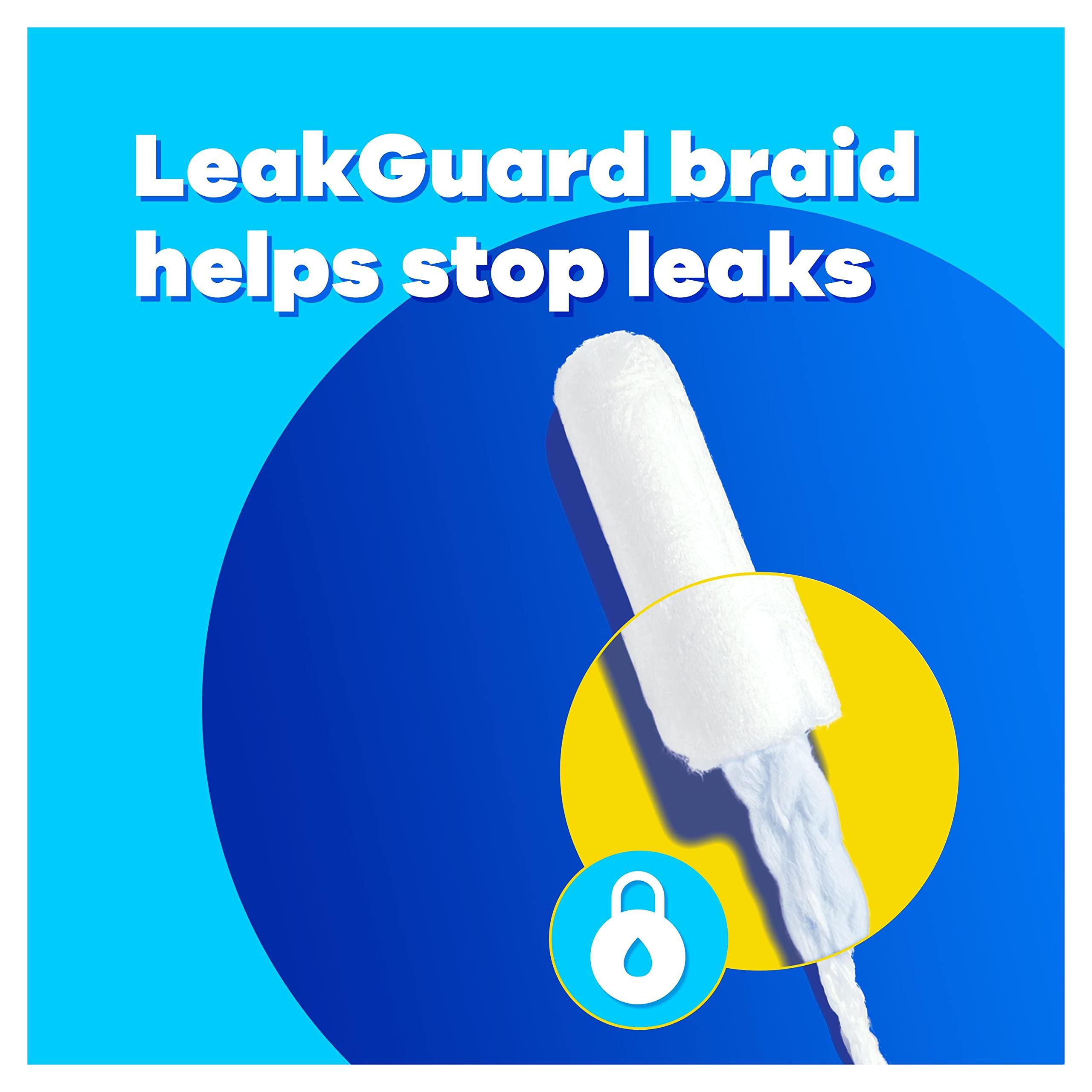 Tampax Tampax Compak Pearl Tampons, Super With Applicator, 64 Tampons (16 x 4 Packs), Leak Protection And Discretion