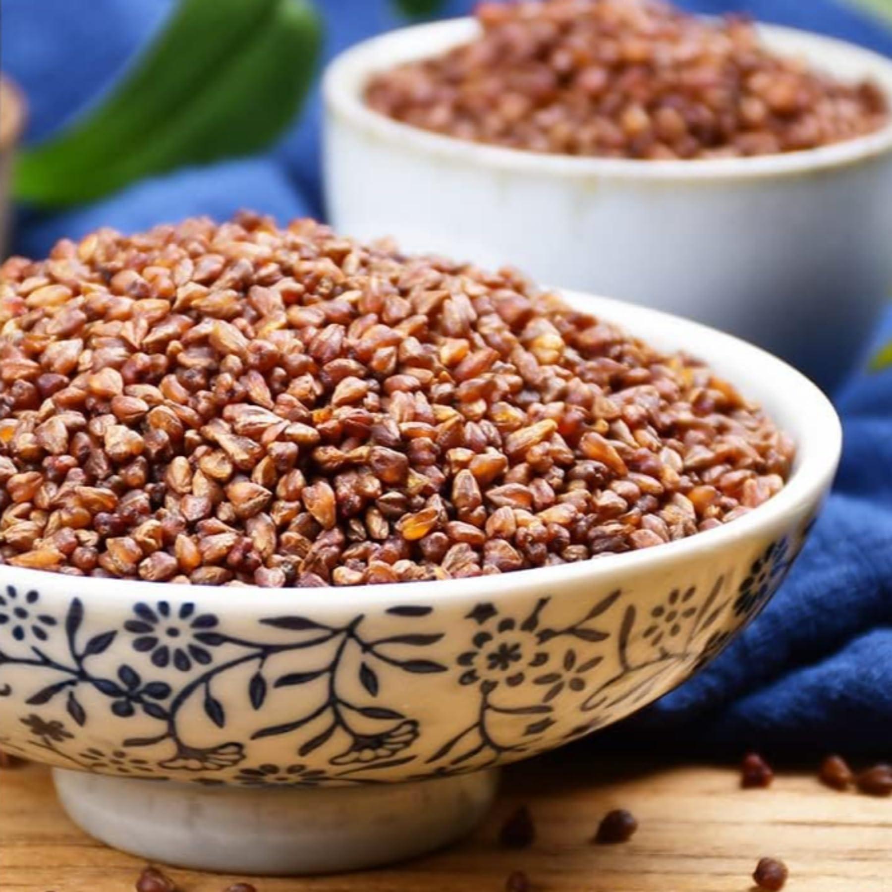 HQZMCTE Natural Premium Herbal Tea Black Buckwheat 280g Chinese Health 9.87oz Daliang Mountain Buckwheat Tea, Restaurant Tea