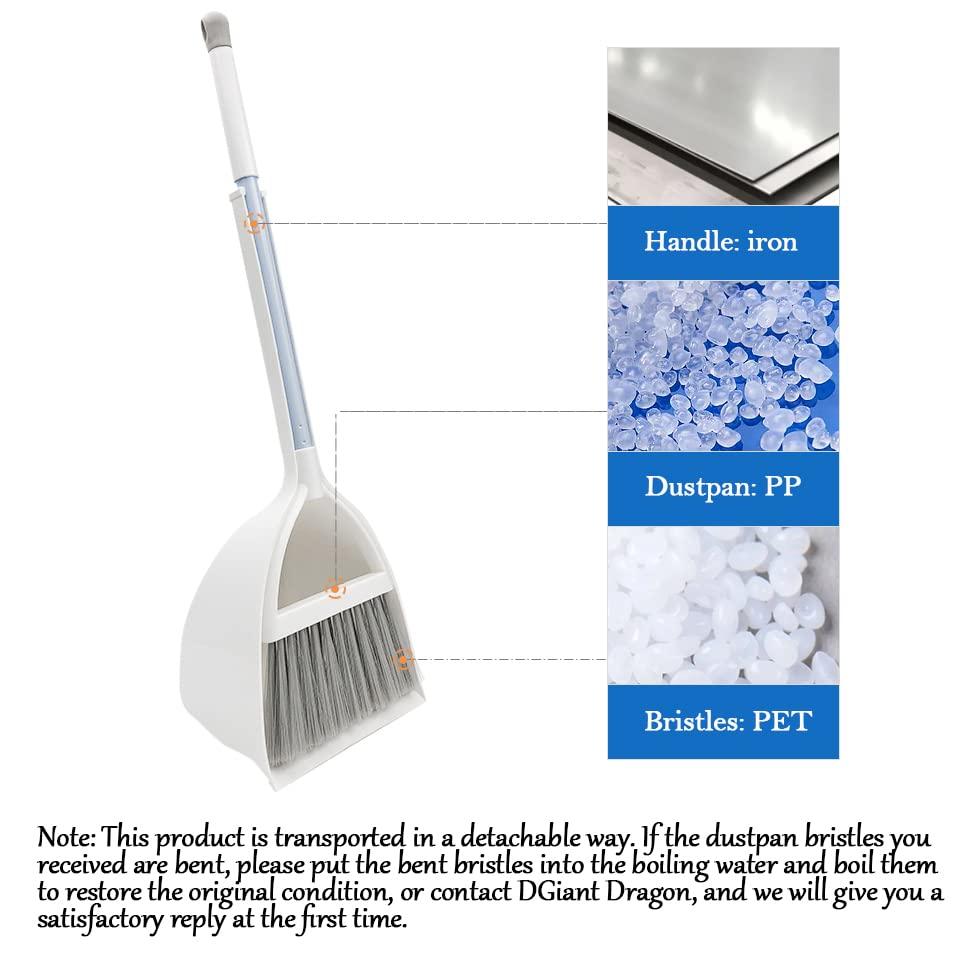 WDDBHSKN Kids Broom Set Kids Cleaning Set Toddler Broom Set Kids Broom Set for Toddlers Grils & Boys Baby Broom Toddler Broom and Cleaning Set Mini Broom Set for Boys and GirlsWhite