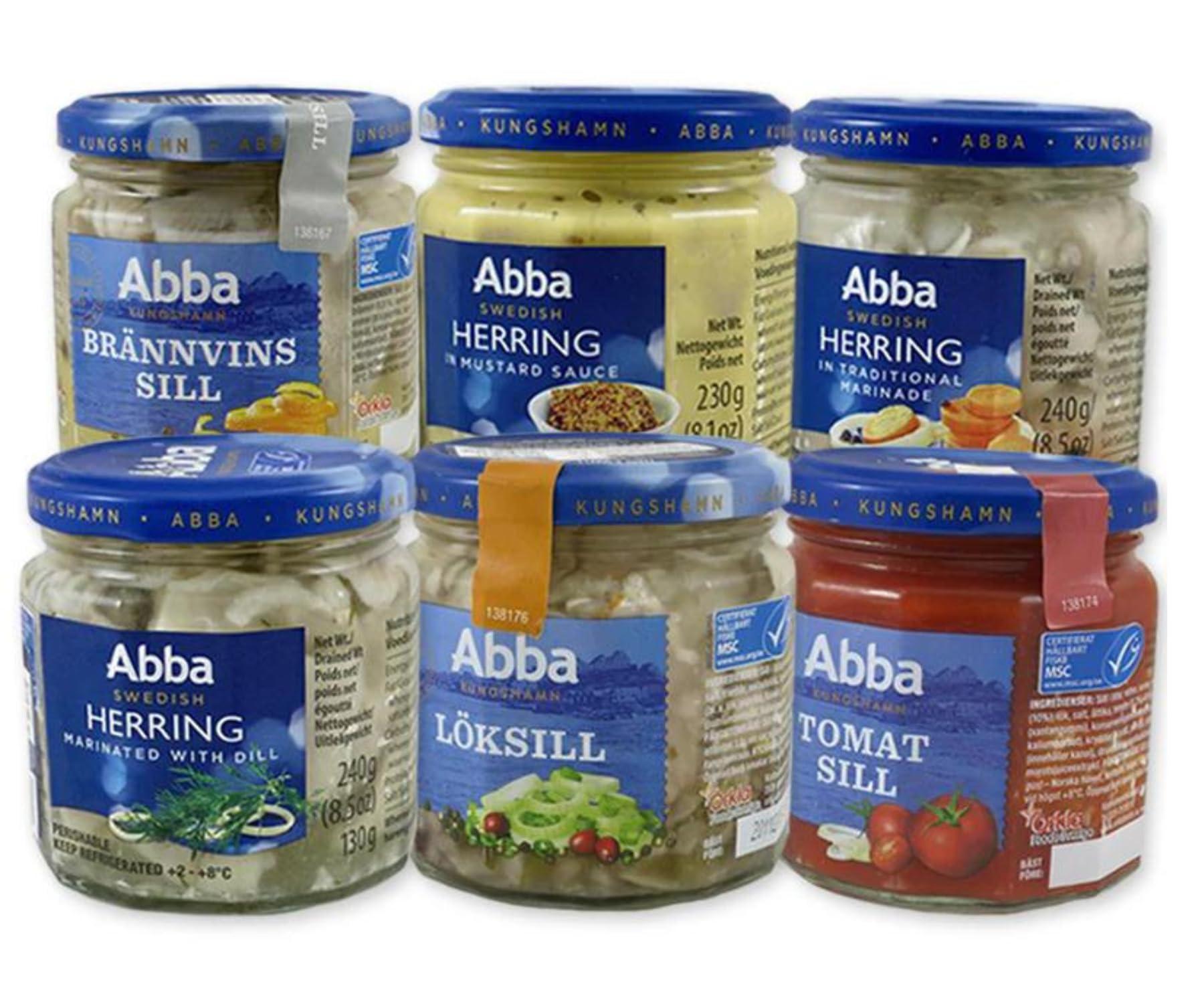 Scandinavian Kitchen ScandiKitchen Abba Dillsill Herring in Dill Marinade, 3 Pack of 240 G