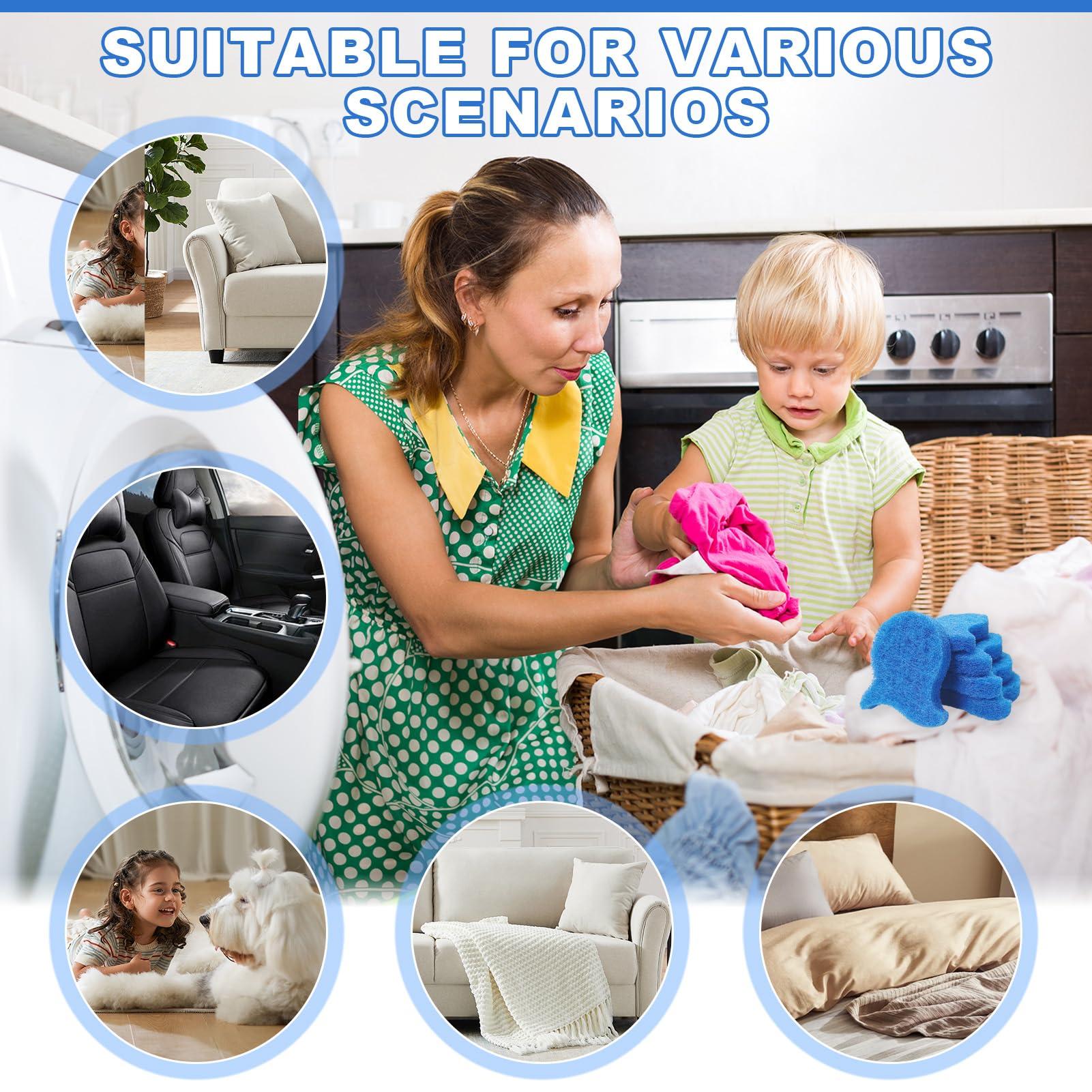 Bocguy Pack of 5 Pet Hair Remover Washing Machine, Reusable Hair Catcher Washing Machine, Lint Balls for Washing Machine, Dog Hair, Lint Ball, for Removes Hair and Lint