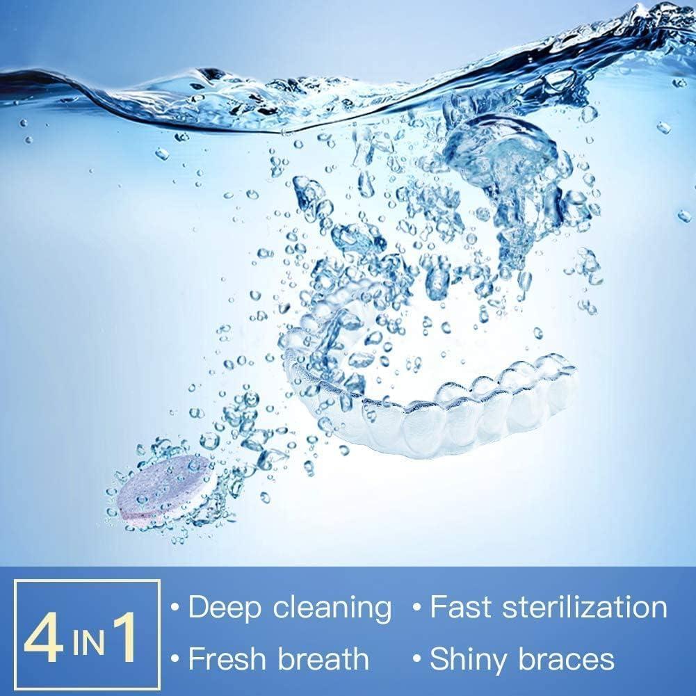 Y-Kelin Y-Kelin Retainer Cleaner,Retainer Cleansing Tablets, Denture Cleaning Tablet, Retainer,Dentures,Mouth Guard Cleaner 12 Tablets