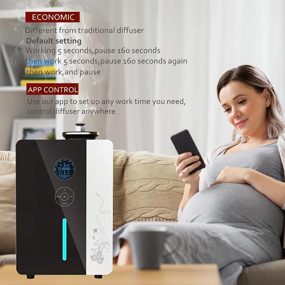 FreshCart Basics Air Scent Diffuser - Commercial Fragrance Machine for Hotel, Office, Theater, Spa - Quiet Smart Nebulizing Aroma Diffuser with Coverage