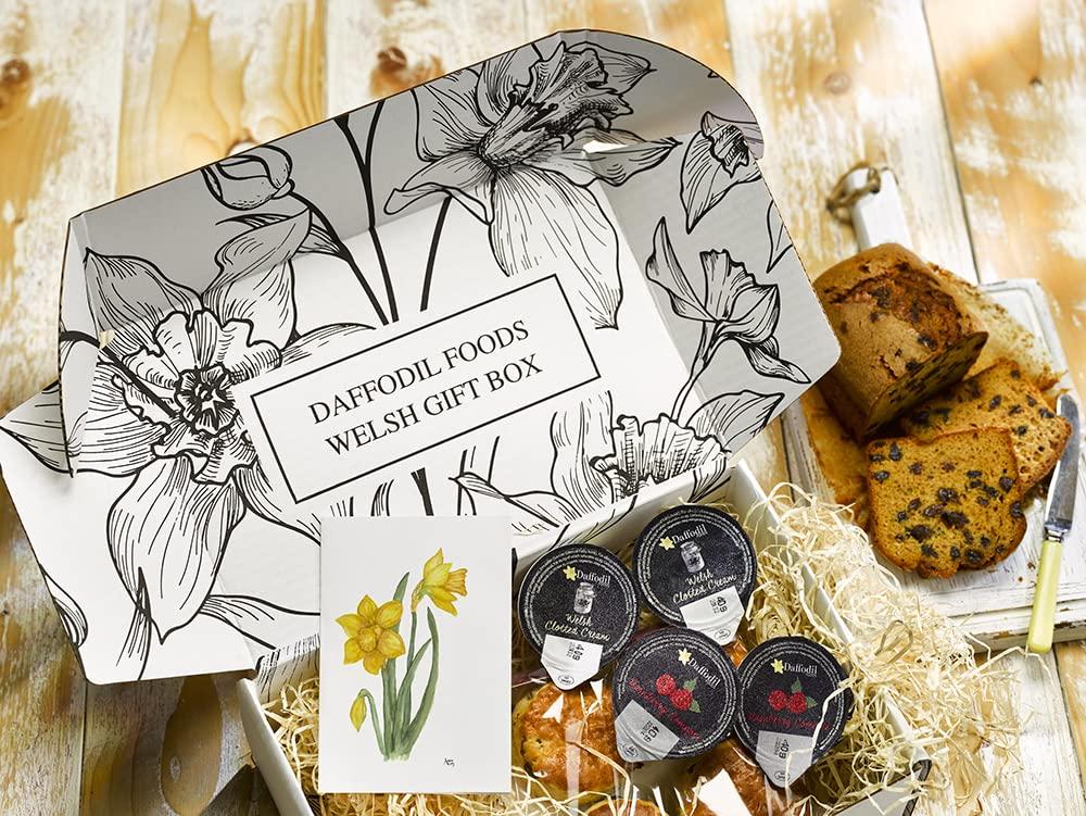 Daffodil Foods Daffodil Foods The Welsh Afternoon Tea Hamper | Luxury Food Gift Ideas for Women Birthday Hamper Gift | Afternoon Delight Gift Hamper for Everyone | Tea Hamper for Any Occasion or Anniversary