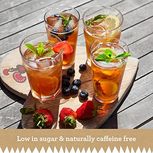 Rubro Rubro - Lemon Rooibos - 6 Can Multipack - 300ml - Still, Soft Drink - Lemon Tea Drink - Fruit Flavoured Iced Tea - Bulk Soft Drinks