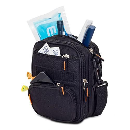 ELITE BAGS FITS Diabetes Travel Bag Isothermal Pouch Black