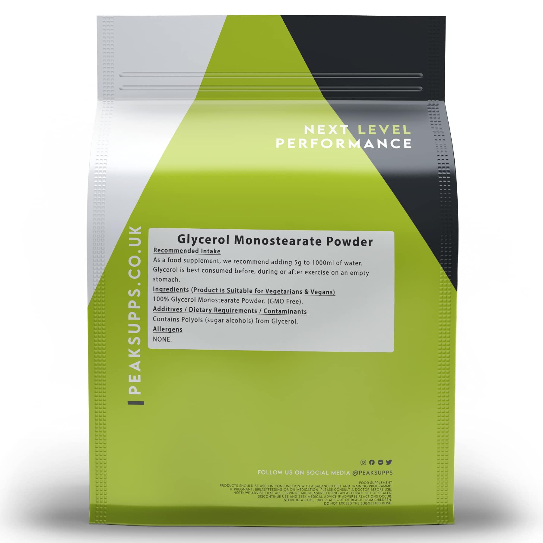 Peak Supps Glycerol Monostearate Powder 1Kg (GMS)