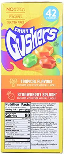 Gushers Betty Crocker Fruit Gushers Snacks, 42 Count, 952 g