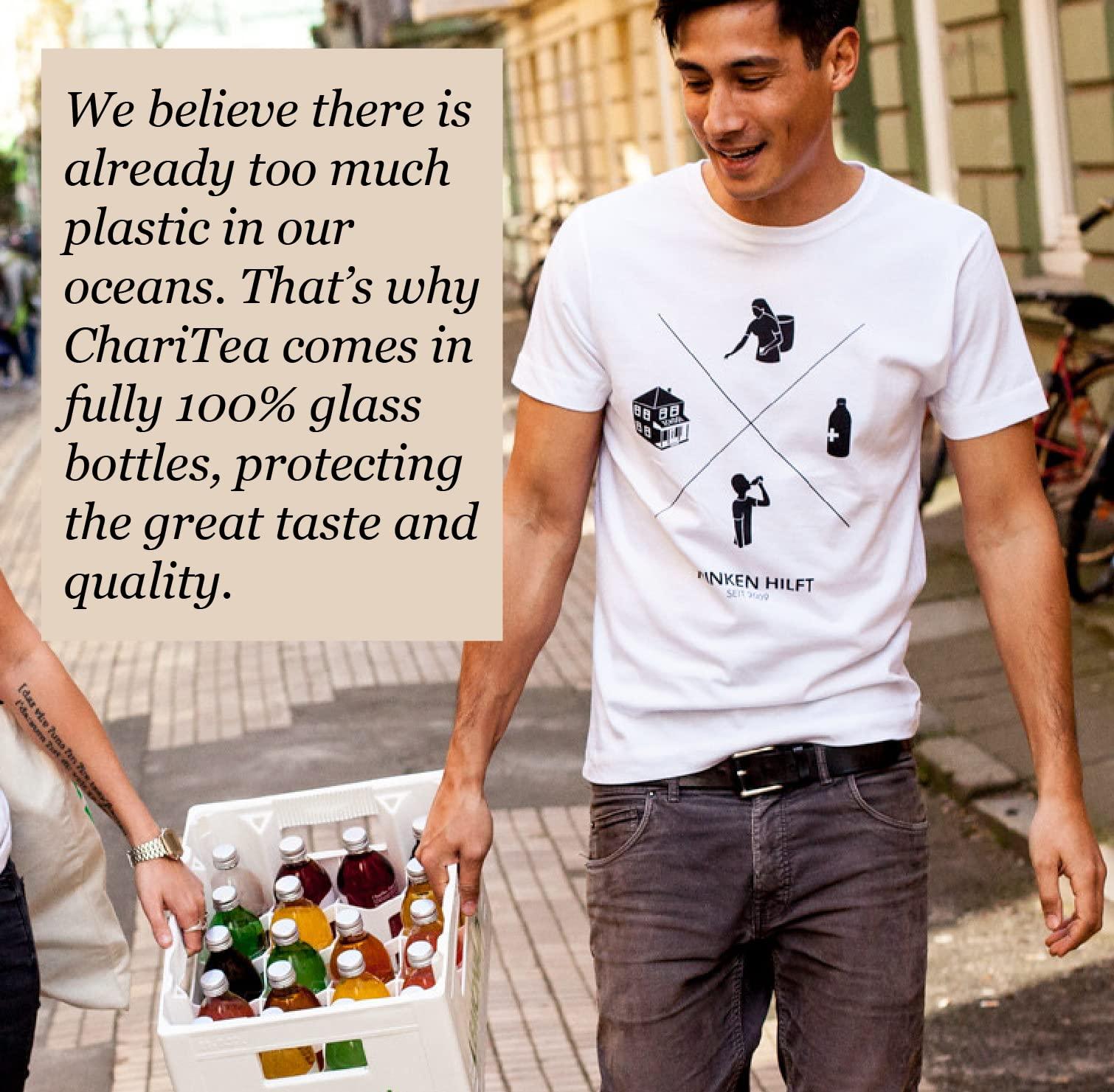 ChariTea ChariTea Iced Tea: Mixed 12 Pack, 4 flavours (Red, Mate, Black, Green) - 12 x 330ml