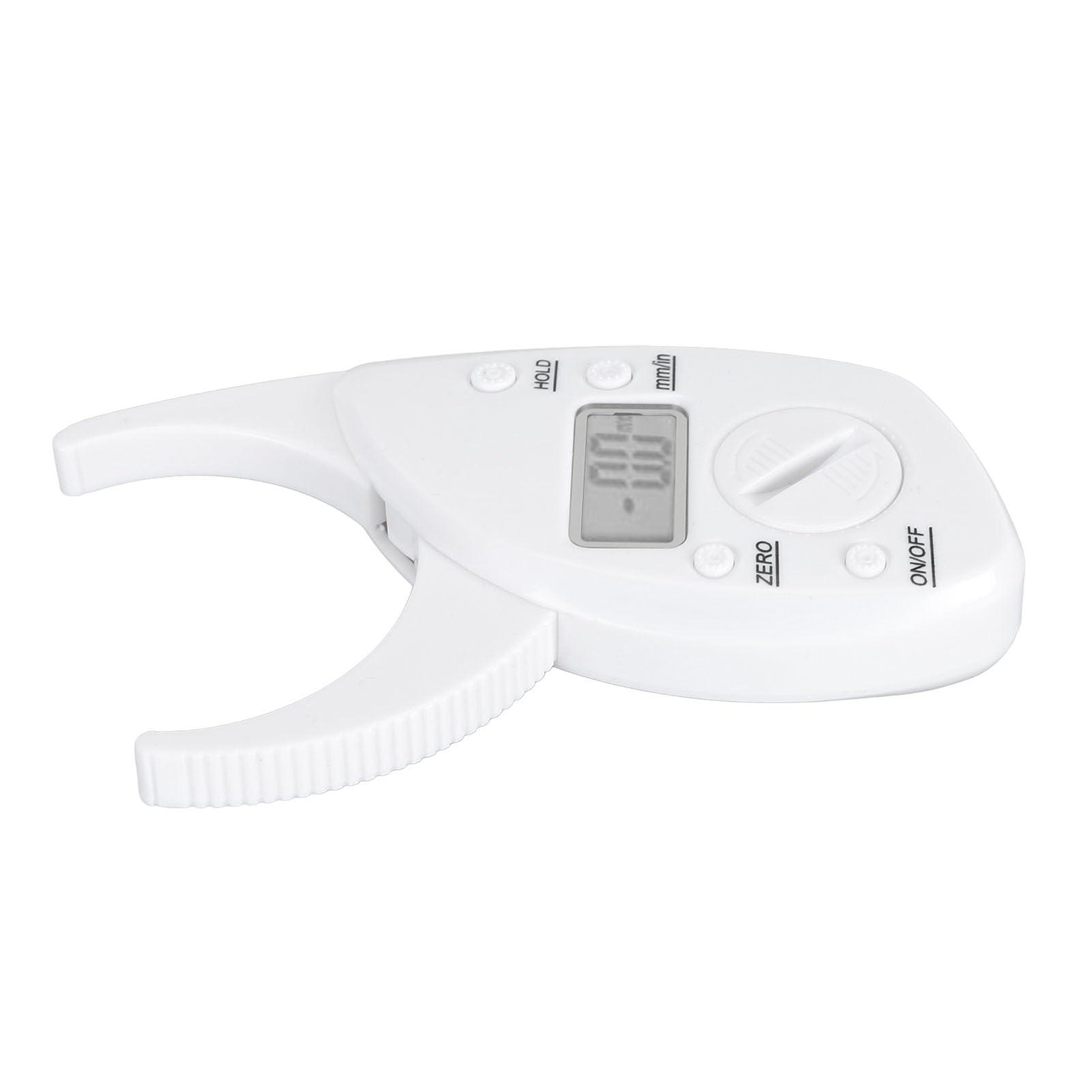 Fabater Skinfold Test Analyzer, Simple Operation Professional LCD Display Body Fat Caliper High Sensitivity for Men