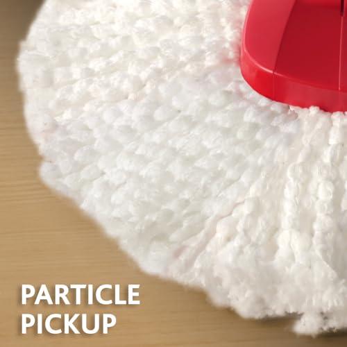 Vileda Vileda Easy Wring & Clean spin mop & bucket set with foot pedal | Vileda |3-Piece Handle 130 cm |Floor mop with spinning wringer | Turbo Refill 100% Microfibre mop head |