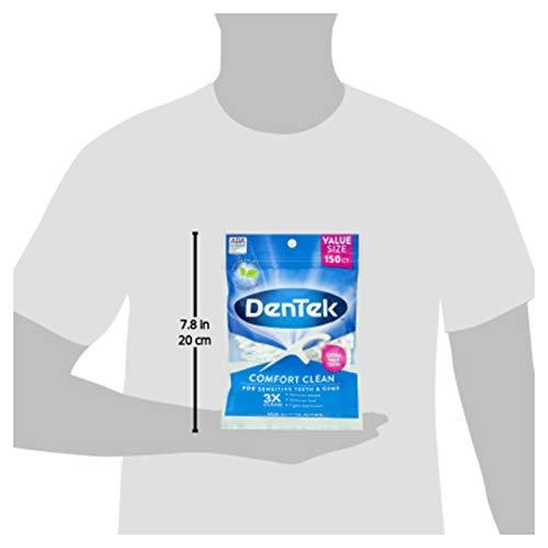 DenTek DenTek Comfort Clean Floss Picks, Silky Comfort Floss, 150 Count