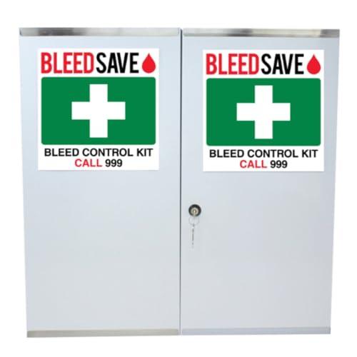 BLEEDSAVE BLEEDSAVE Bleed Control Cabinet with 8 x Enhanced Bleed Control Kits