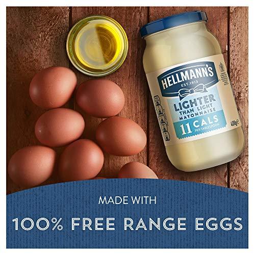 Hellmann's Hellmann\'s Lighter Than Light Mayonnaise same great taste light mayo for sandwiches, wraps and salads 400 g