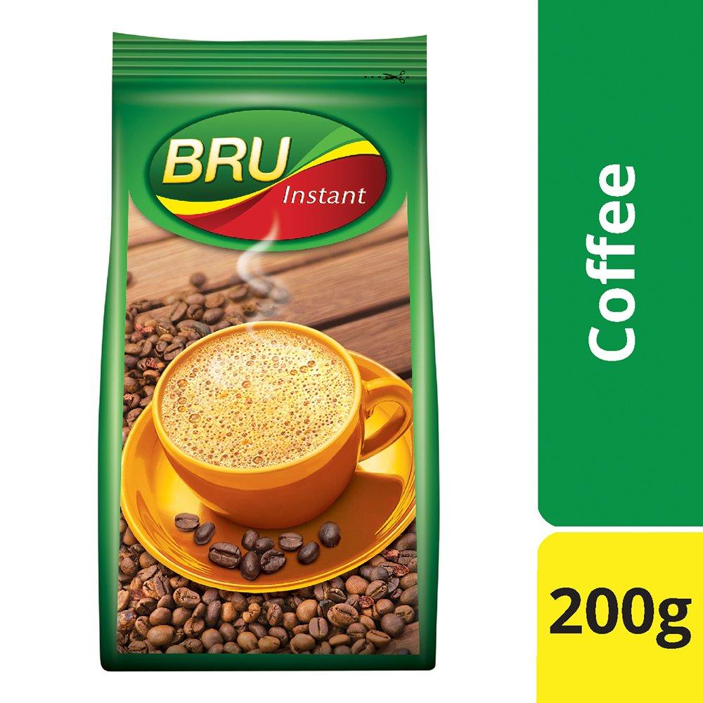 bru Bru Instant Coffee - Powder, 200 Gram, Bag