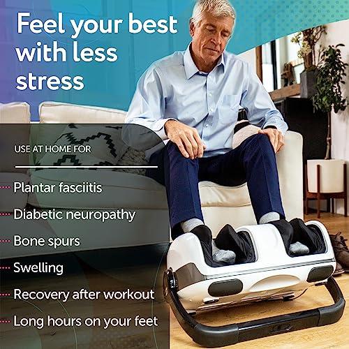 Cloud Massage Cloud Massage Shiatsu Foot Massager Machine -Increases Blood Flow Circulation, Deep Kneading, with Heat Therapy -Deep Tissue, Plantar Fasciitis, Diabetics, Neuropathy