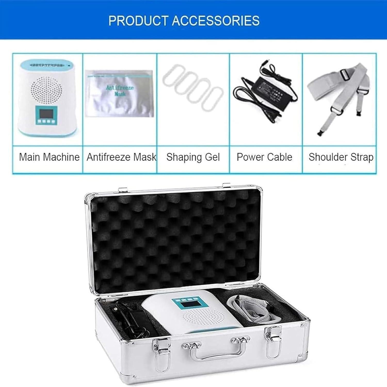 LQQYJSM LQQYJSM 90W Fat Cryoliposys Sculpting Device, Freezing Slimming Machine Burst Fat Instrument, Cool Sculpting Machine for Home, Great for Lose Belly/Arms/Legs Fat