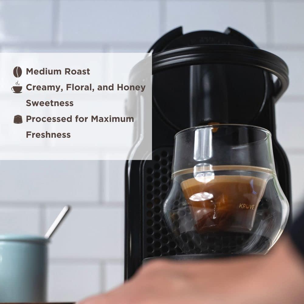 JA Coffee JA Coffee - 100% Jamaica Blue Mountain Coffee Pods for Nespresso Machines (OriginalLine) - Medium Roast - Premium Arabica - 10 Compostable Capsules