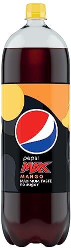 Pepsi Pepsi Max Mango No Sugar Cola Bottle 2L (Pack of 8)