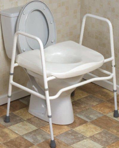 NRS Healthcare NRS Healthcare M48805 Mowbray Toilet Seat and Frame Free Standing - Extra wide