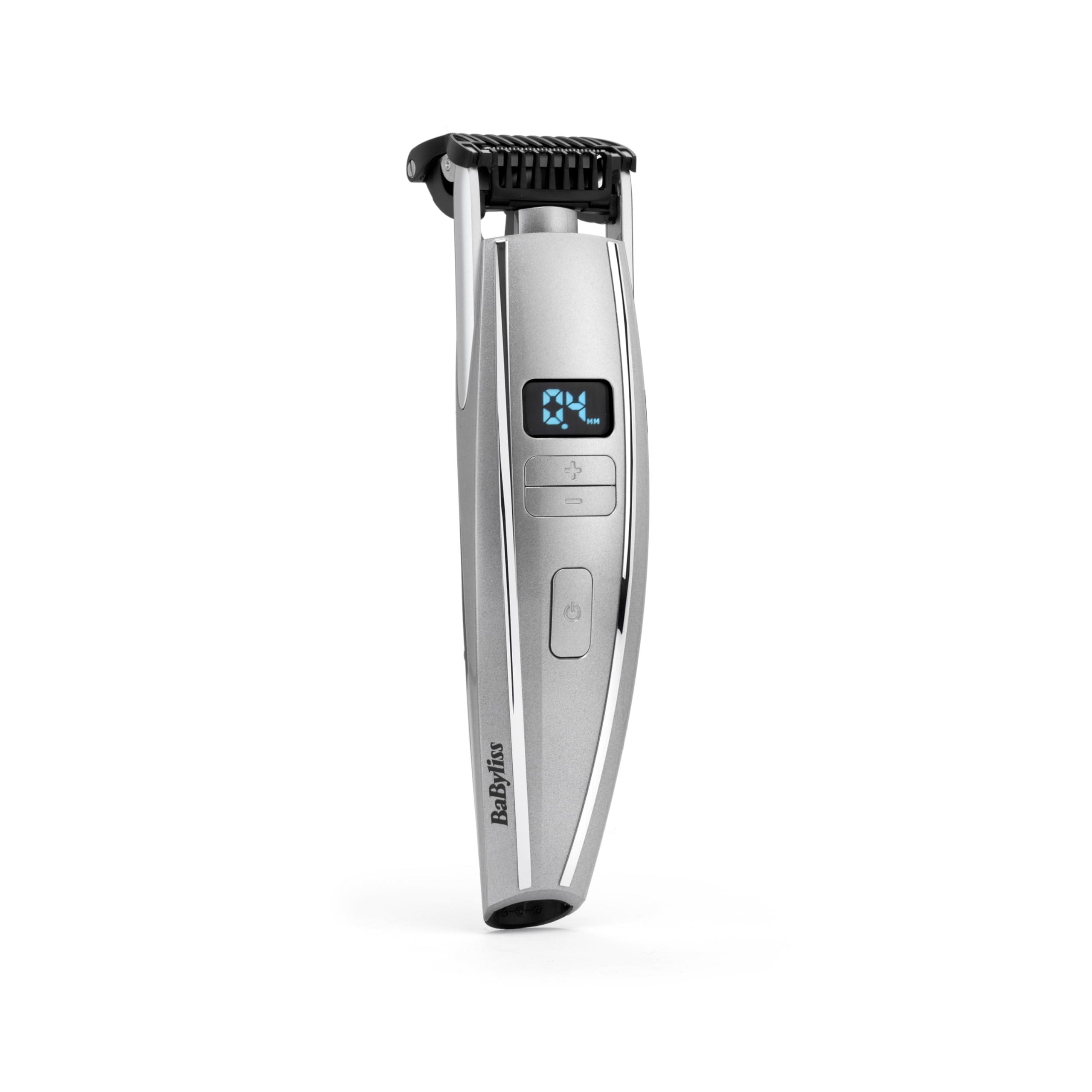 BaByliss For Men BaByliss i-Stubble 3 Beard Hair Trimmer, Cordless Beard Trimmer, 15 cutting lengths