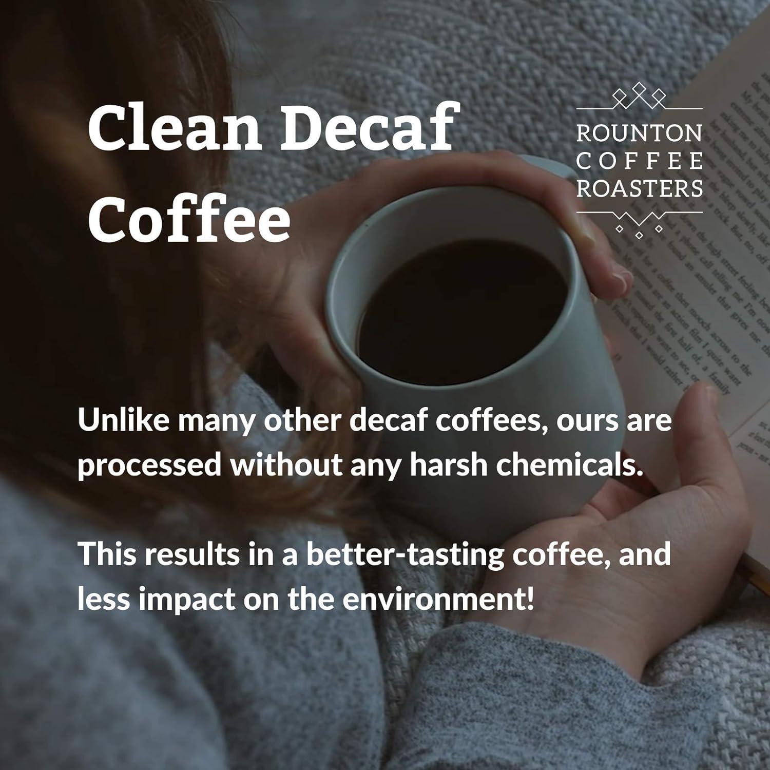 Rounton Coffee Rounton Coffee Roasters | 500g Decaffeinated Green Unroasted Coffee Beans | Sparkling Water Process Decaf Beans | Sourced by Rounton Coffee Roasters | Raw Unroasted Coffee Beans for home Roasting